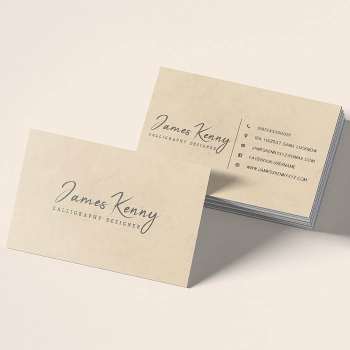 Ivory Business Cards